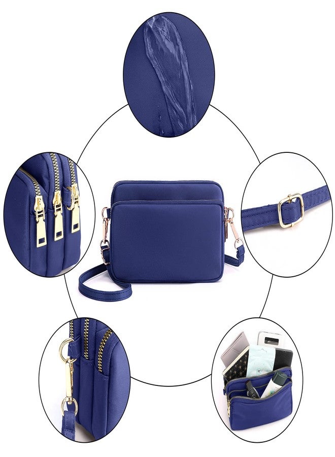LassZone Small Crossbody Bag for Women Nylon Shoulder Bag Handbags Travel Purse Lightweight Purse Cell Phone Wallet Purse Satchel - Image 5