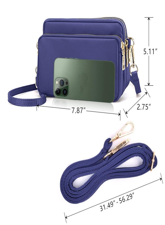LassZone Small Crossbody Bag for Women Nylon Shoulder Bag Handbags Travel Purse Lightweight Purse Cell Phone Wallet Purse Satchel - Image 3