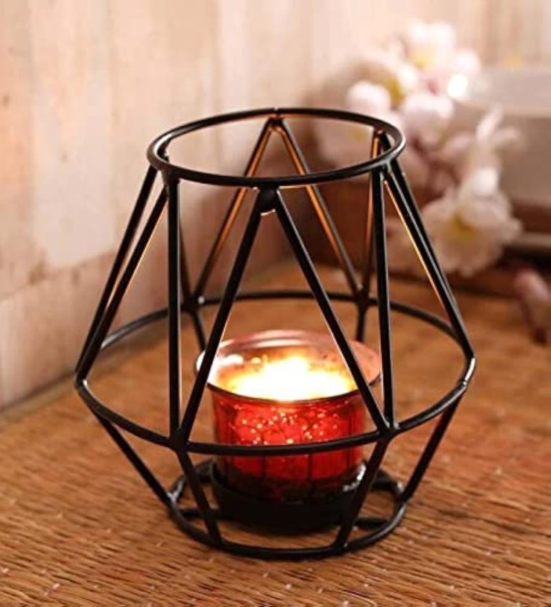 Quace Black Tealight Holder Table Top Candle Stand… - Image 5