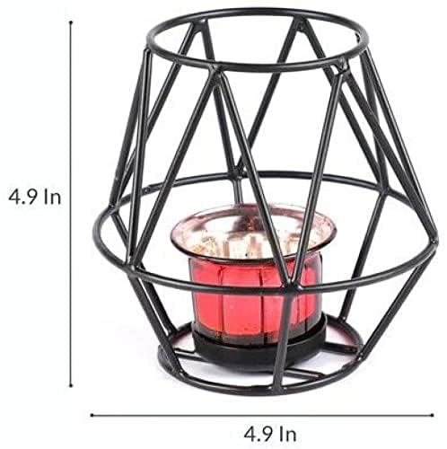 Quace Black Tealight Holder Table Top Candle Stand… - Image 3