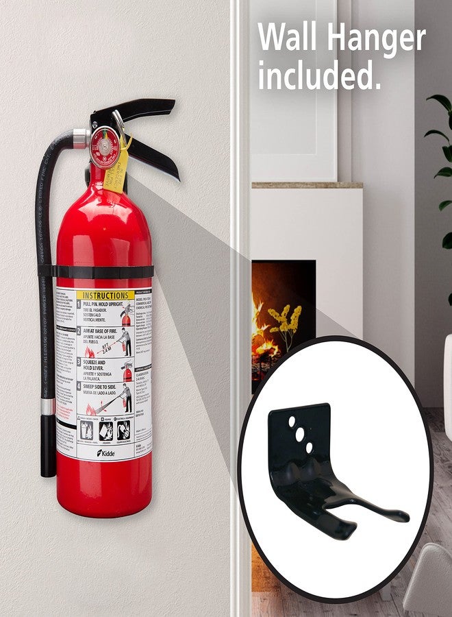 Kidde Pro 210 2A:10-B:C Fire Extinguisher, Rechargeable, Multi-Purpose for Home & Office, 4 lbs., Mounting Bracket Included , Red - Image 5