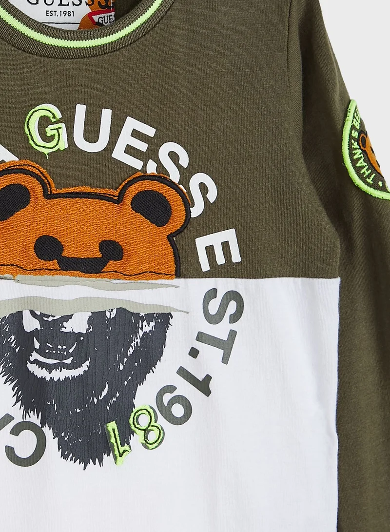 GUESS Kids Colour Block T-Shirt