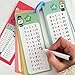 Lachilly Multiplication Flash Cards 012 with 2 Dry Erase Pens Educational Times Table Flashcards for Kids Self Check Classroom Home Learning Aids Elementary School Teacher Teaching Aids 15 Cards - Image 2