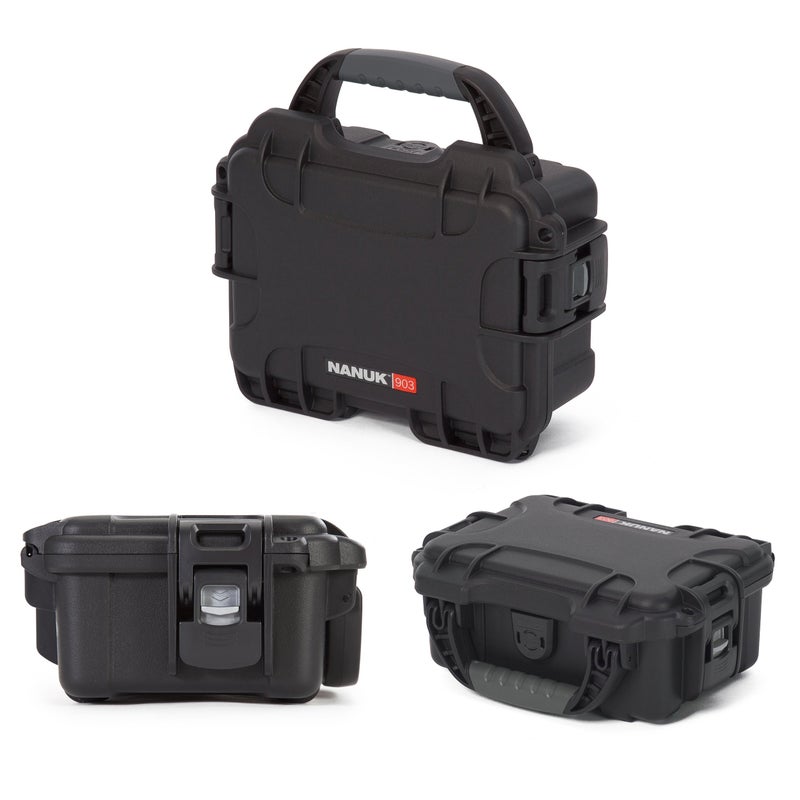 Nanuk 903 Small Waterproof Hard Case 9.1" x 6.8" x 3.8" - Black (903-0001) - Image 2