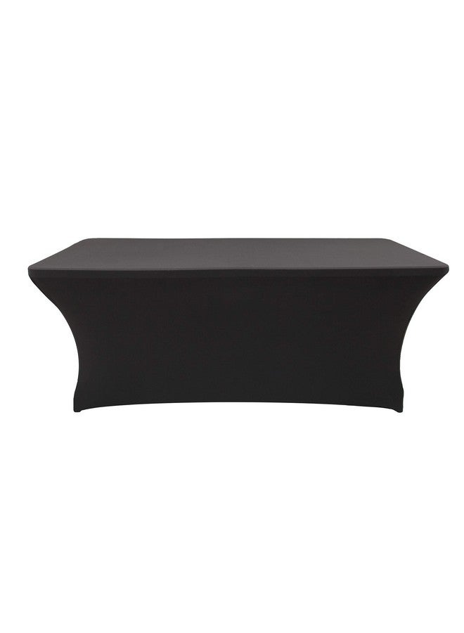 LZY Spandex Fitted Stretch Table Cover for 6 ft or 4ft or 8ft Folding Table, Rectangular Cocktail Tablecloth, Perfect for Party or Banquet - Image 2