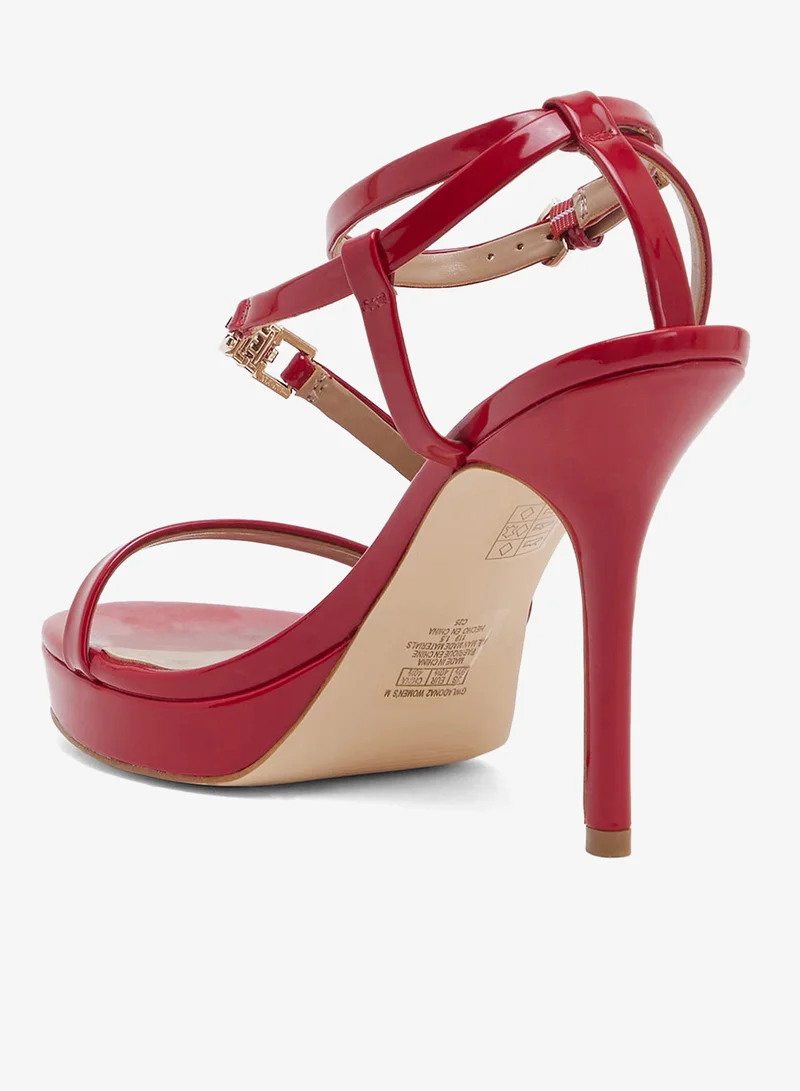 GUESS Ankle Strap High Heel Sandals