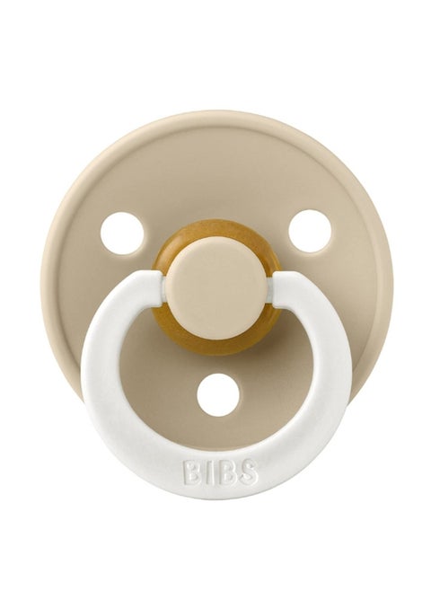 Colour Baby Pacifier, Latex Round Nipple, Size 1, 0-6 Months, Vanilla Glow, Glow-In-The-Dark, 1 Pieces