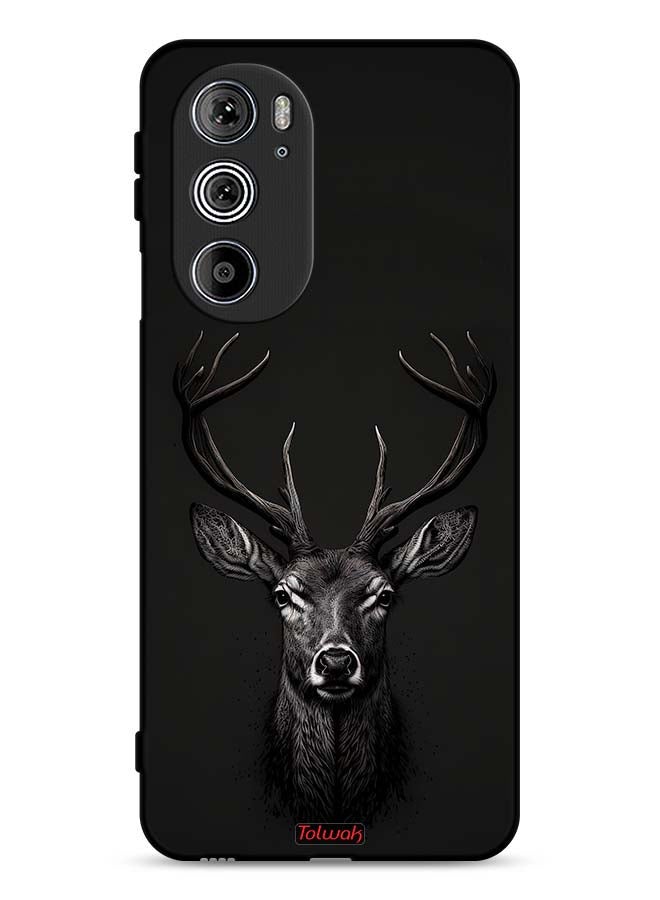 Tolwak Motorola Edge 30 Pro Protective Case Cover Deer Digital Art - Image 1