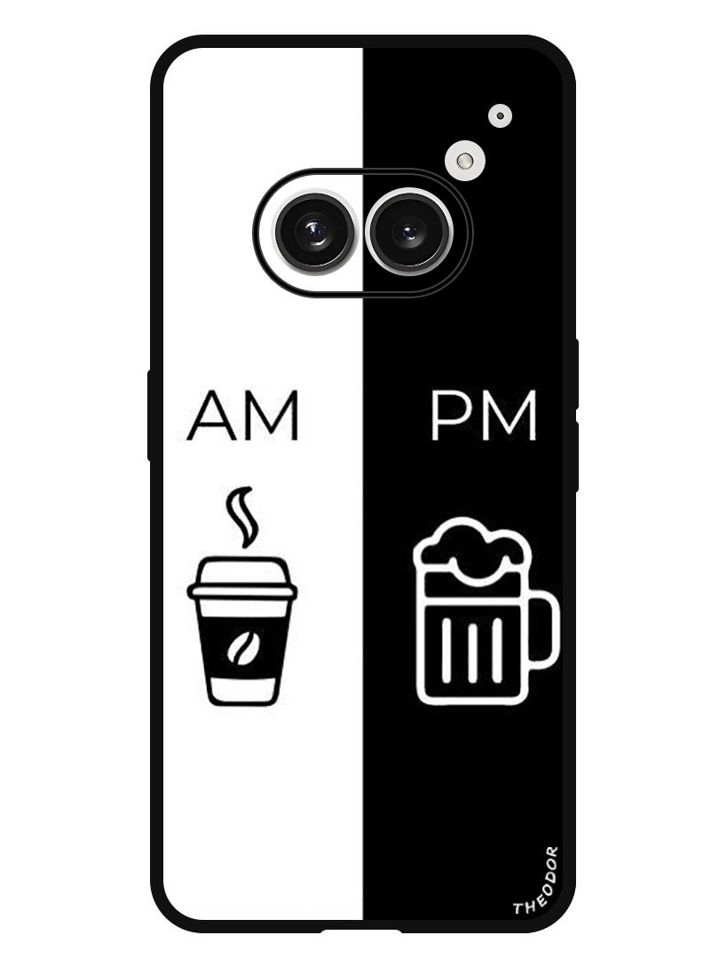 Theodor Protective Case Anti Scratch Shock Proof Bumper Cover For Nothing Phone (2a) AM - PM - Image 1
