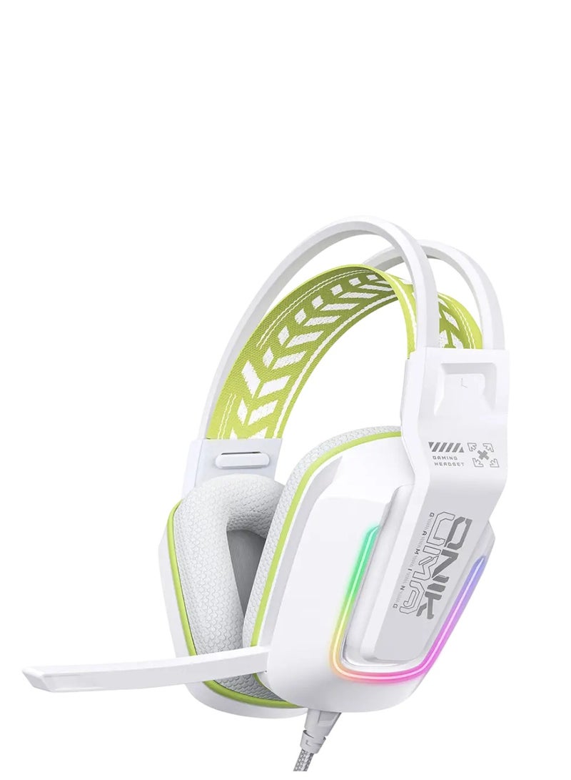 ONIKUMA X13 Gaming Headset - White - Image 1