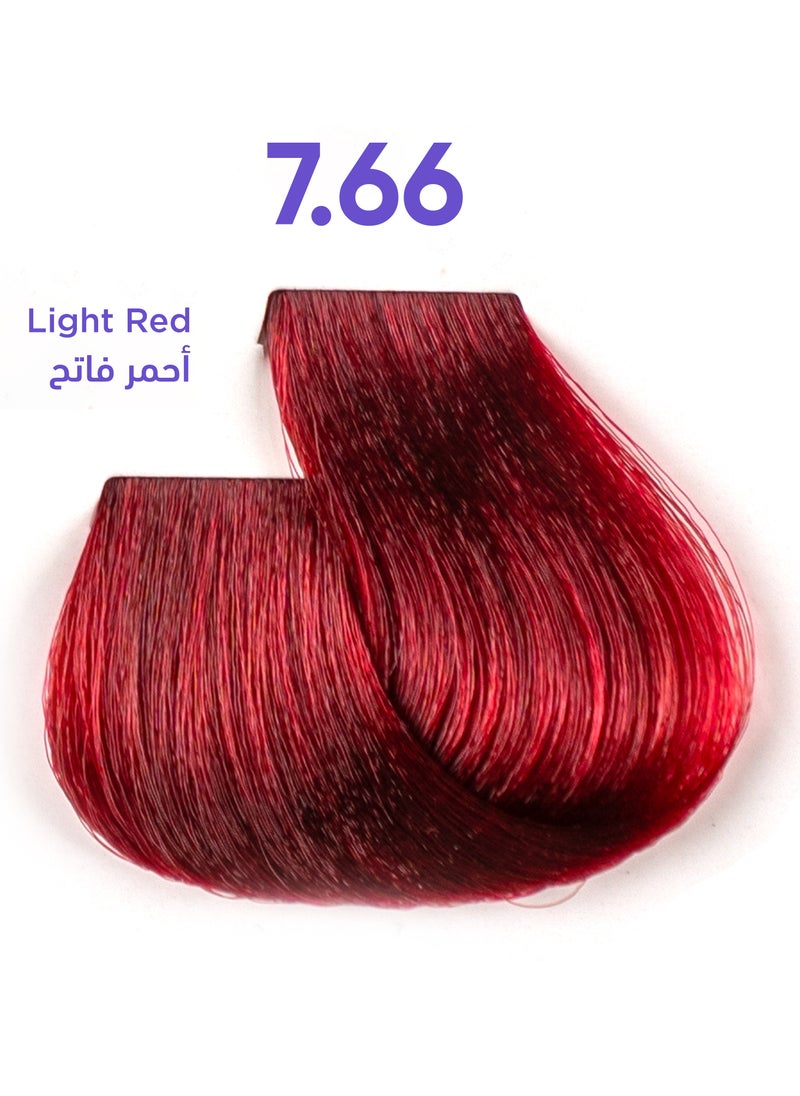 1B - 1B Hair Dye Light Red Color 7.66 Tress Tones Tyrosine Enriched 100ML - Image 1
