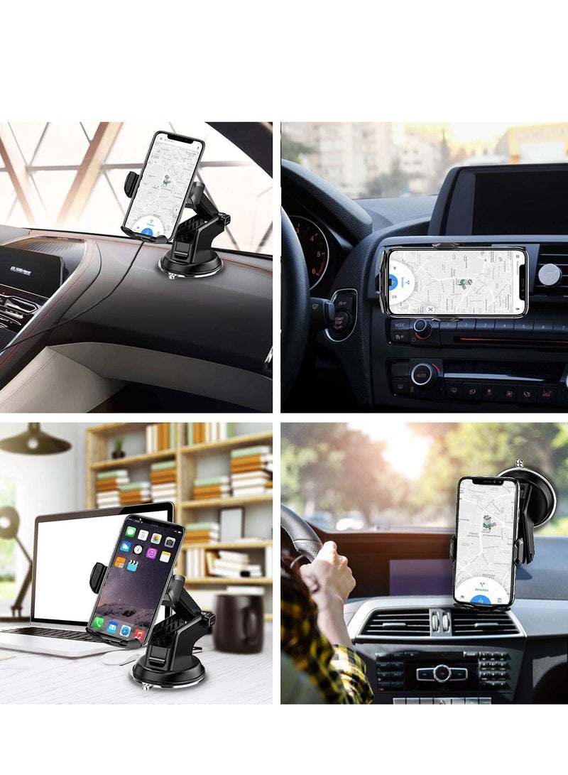 Wireless Car Charger Mount, Auto-Clamping Fast Charging Car Phone Holder Air Vent Compatible(BLACK) - Image 5