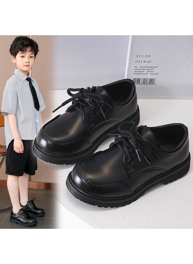 Shougu New Boys' Leather Shoes 