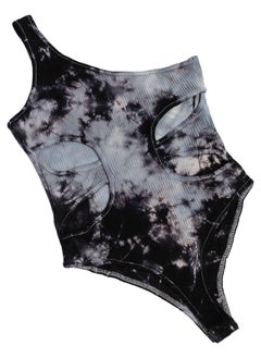 BODYSUIT TIE DIE OPEN FROM THE SIDE