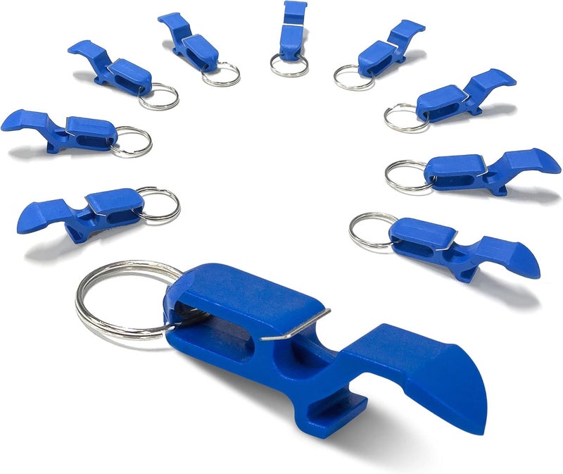 GoPong Ultimate Beer Shotgun Opener - Keychain Tool 10 Pack - Great for Party Favors, Tailgating and More - Choose Your Color - Image 1