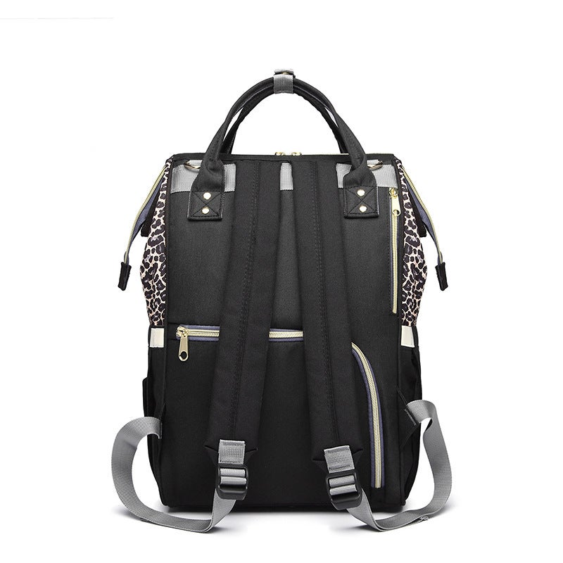 LEQUEEN Fashionable Multi-Functional Large-Capacity Mommy Bag - New Style Shoulder  Backpack - Image 5