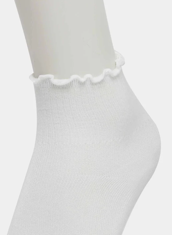 Styli Styli Set of 3 - Solid Crew Socks