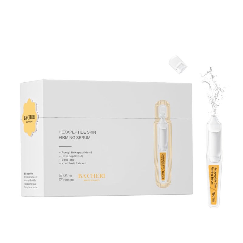 Skin Firming Serum with Acetyl Hexapeptide8 Hexapeptide9 Carnosine  Moisturizing Hydrating and Antioxidant for Fine Lines 30 PcsBox Ampoules