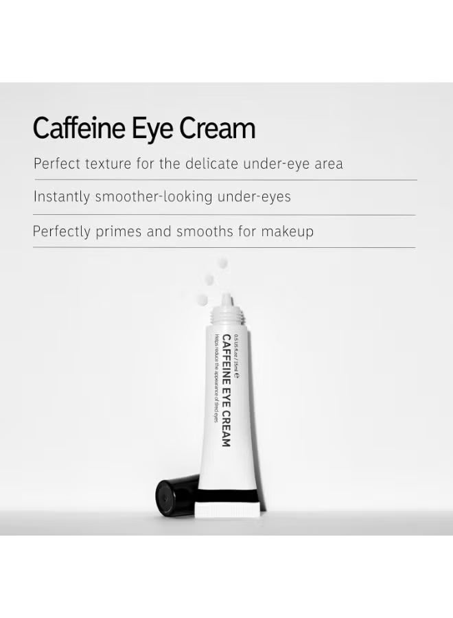The INKEY List Caffeine Eye Cream, Reduce Eye Puffiness and Dark Circle, Blur Fine Lines, 0.5 fl oz - Image 2