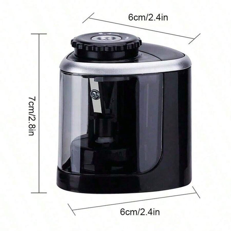 Shein Electric Pencil Sharpener for Students, Creative Automatic Sharpener (Battery Not Included), Back to School - Blue - Image 4