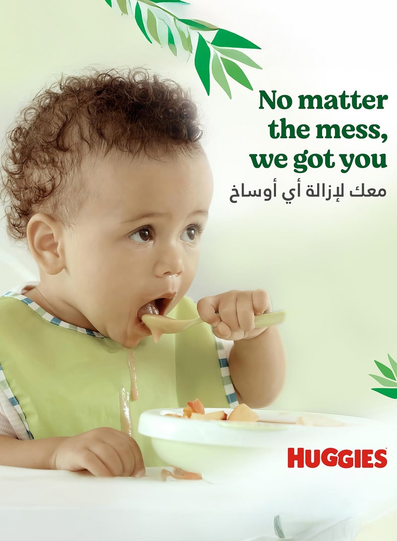 Huggies Huggies Natural Baby Wipes, Aloe Vera Wipes, 3 Pack x 56 Wipes  - Image 3