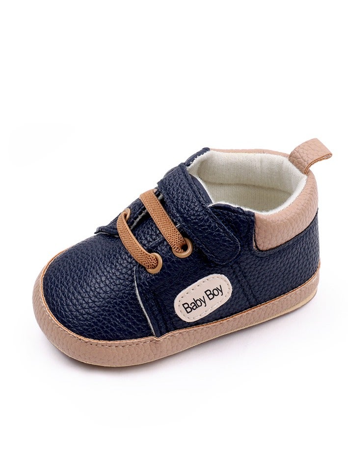 DecoLoral DECOR ME Blue Leather Toddler shoes for Boys  - Image 5