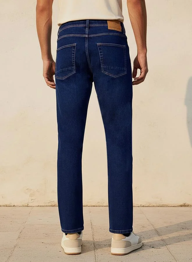 Splash FAV BLUE Men Slim Fit Mid Rise Jeans for Men | Best Price UAE