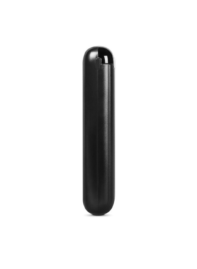 ttec PowerSlim LCD PD 20.000 mAh 20W Powerbank With USB-C Input/Output-Black - Image 2