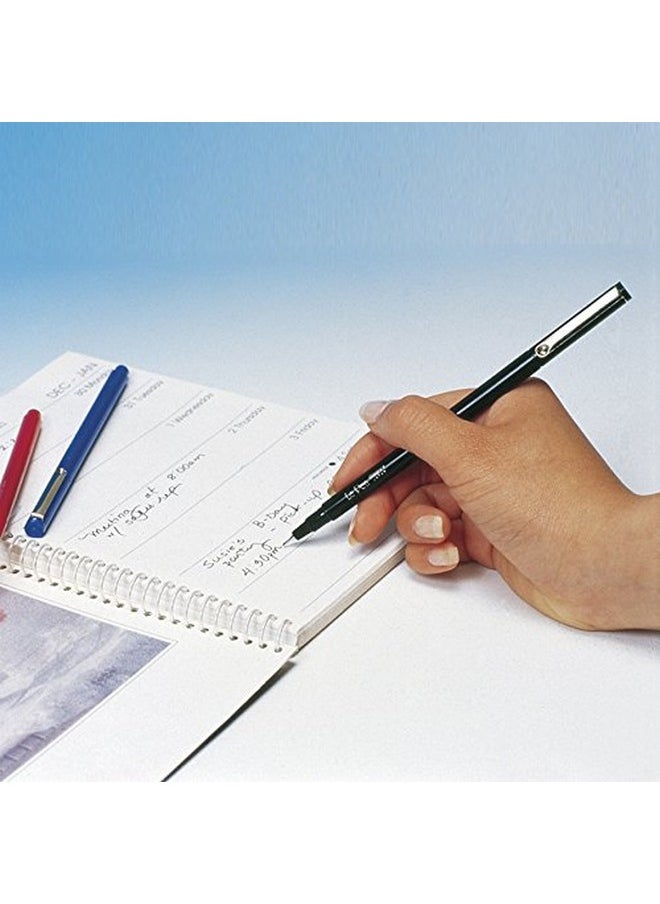 أوتشيدا قلم Uchida LePen Porous Point، 10 قطع (عبوة من قطعة واحدة)، أسود، أزرق، أحمر، أخضر، وردي، أرجواني، بورجوندي  - Image 2