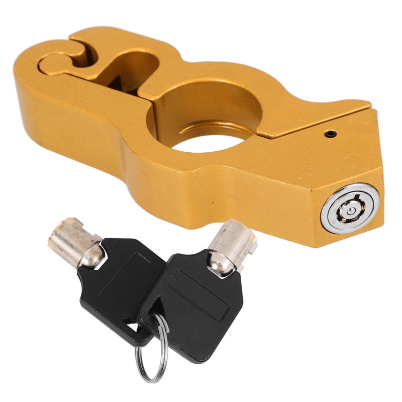 Motorcycle Handlebar Lock Easy Install Throttle Brake Security Lightweight Black - Image 2