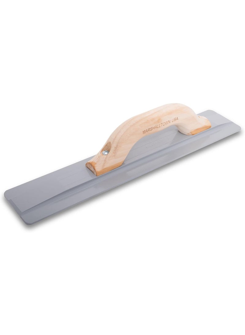 MARSHALLTOWN MARSHALLTOWN 16 Inch Beveled End Magnesium Hand Float, Concrete, Wood Handle, Standard Style Handle, 145  - Image 4