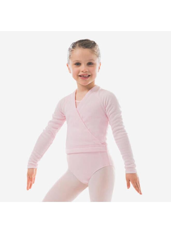 STAREVER Girls' Ballet Wrap-Over Top - Pink  - Image 1