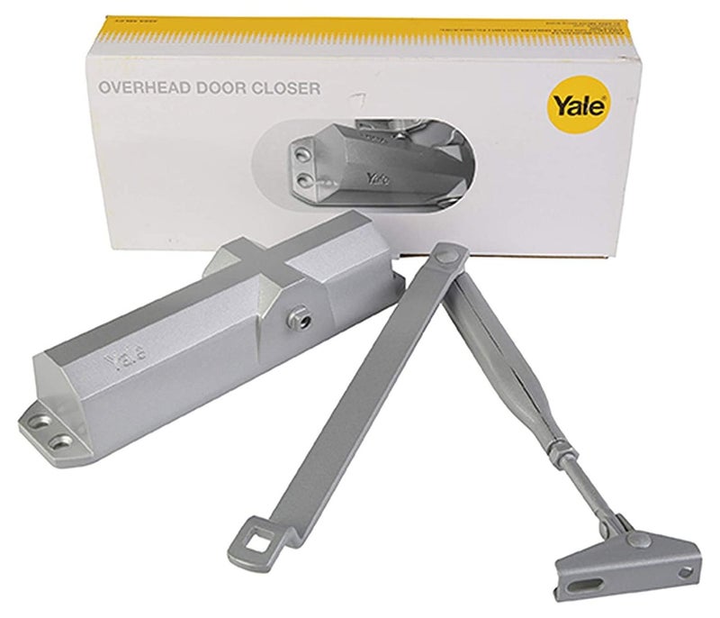 Yale 2122 SB Overhead Door Closer, Silver - Image 1