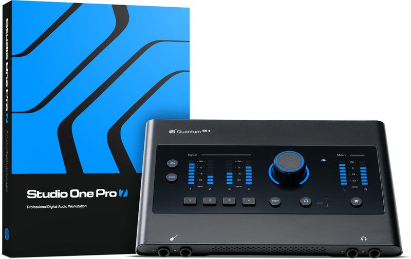 PreSonus Quantum ES 4 4 x 4 24bit 192 kHz USBC Audio Interface With STudio One Pro Software