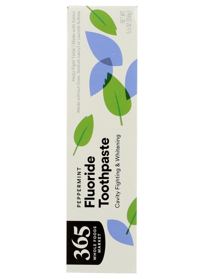 365 by Whole Foods Market 365 by Whole Foods Market, Fluoride Cavity Fighting and Whitening Toothpaste, 5.5 Ounce  - Image 2