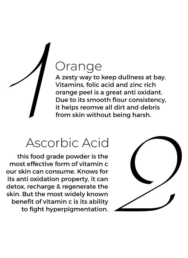 BRILLARE Vitamin C Face Wash for Pigmentation & Dark Spots, Coconut & Orange Face Wash for Skin Brightening, 100% Natural Powder Facewash, 30g  - Image 4