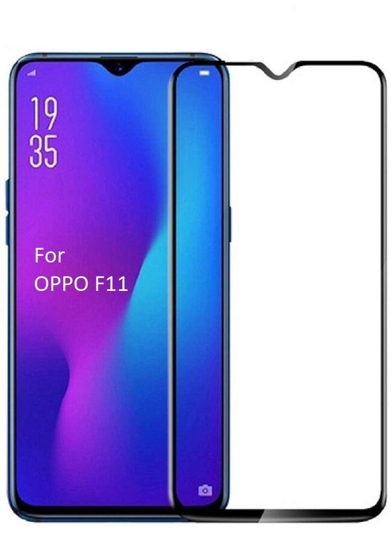 Full Coverage Glass Screen Protector for Oppo F11 / Realme 5 / 6i / C3 - Oppo A5 2020 / A9 2020 - Oppo A31 (6.56") - Black Frame by M7molge  - Image 3