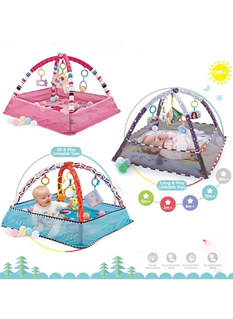 AROAQ Baby Fitness Frame Crawling Game Blanket Multifunctional Educational Mat Crawling Blanket Infant Carpet Enlightenment Toys - Image 2