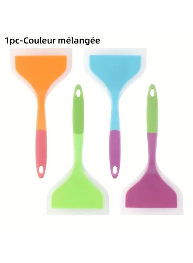 Mixed Color Silicone Spatula Heat Resistant Up To 400F Non Stick For Cooking Grilling BBQ - Image 2