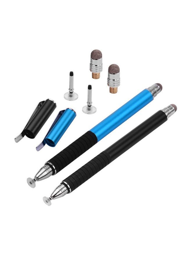 NIBEMINENT 2-Piece 2-In-1 Precision Stylus Pen Royal Blue/Black - Image 1