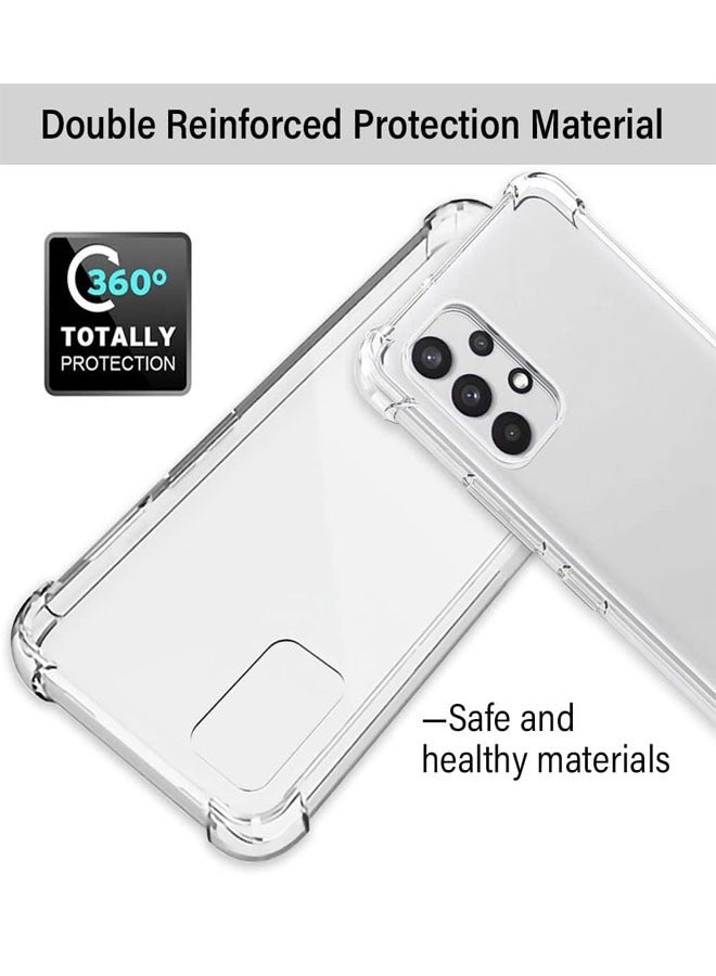 Samsung A53 5G Case, Galaxy A53 5G Case and Screen Protector, Shockproof Crystal Clear Slim Soft Silicone TPU Protective Phone Cover for Samsung Galaxy A53 5G - Clear - Image 5
