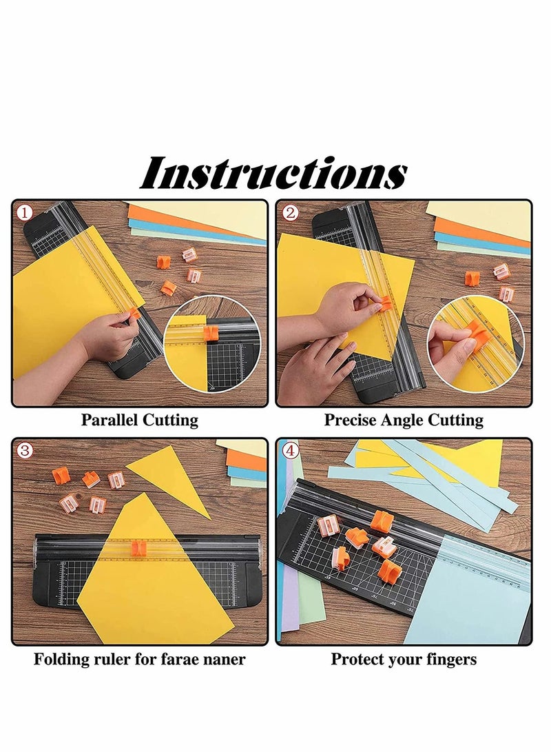 Excefore Paper Cutter Replacement Blades Paper Trimmer Blades Refill Craft Paper Cutting Replacement Blades for A4 Paper Cutter 6 PCS  - Image 4