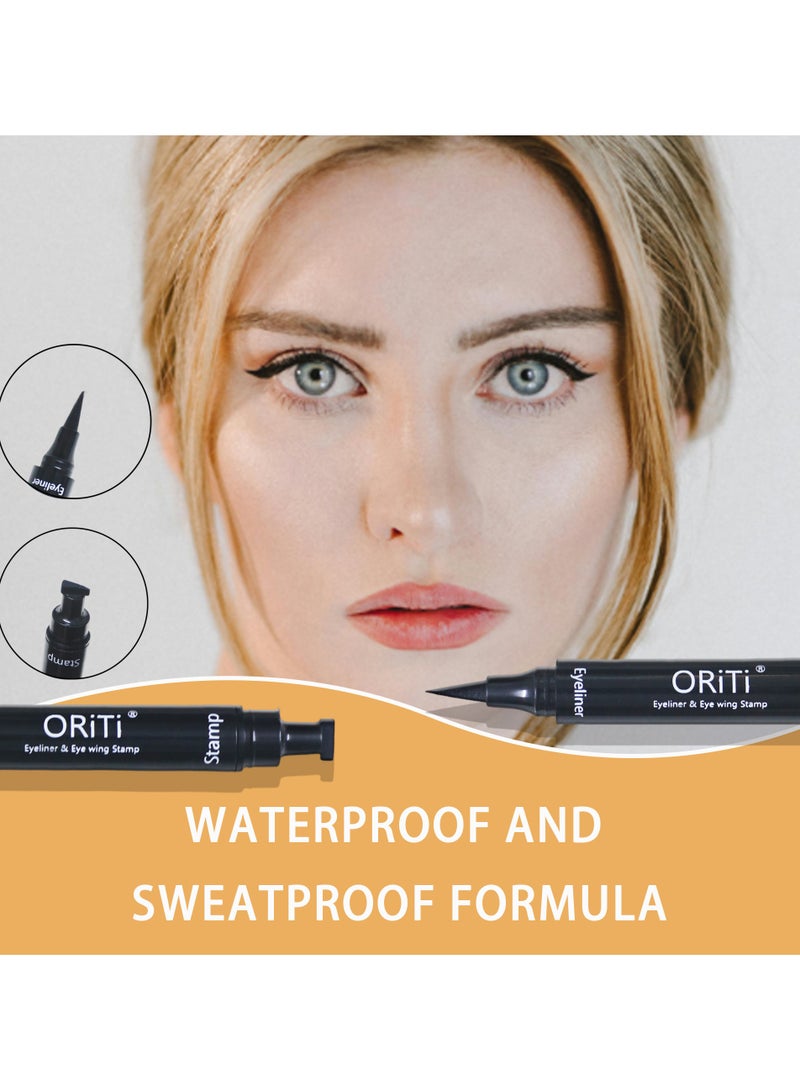 ORiTi Eyeliner Stam Pen, Waterproof, Fast Drying, Natural, Long Lasting, Smudge Proof, Fast Applying Eyeliner Stamp Pen For Beginners - Image 5