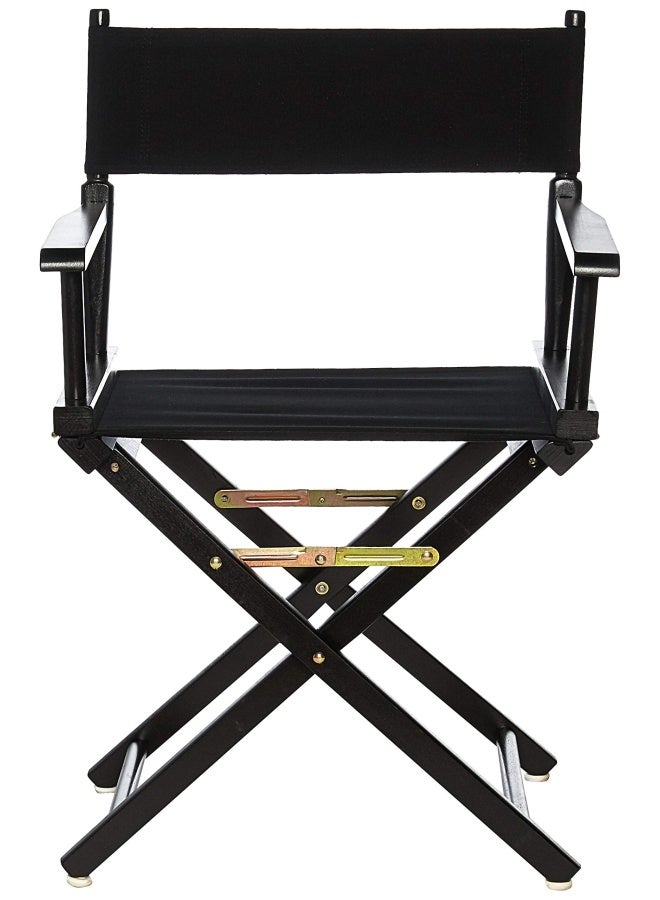 Casual Home Casual Home Directors Chair Black FrameBlack Canvas18  Classic Height  - Image 3