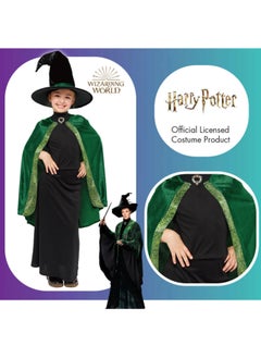 Riethmuller Child Professor McGonagall Costume, Official Harry Potter Kids’ Wizard Robe & Hat for Dress-Up & Magical Roleplay  - Image 2