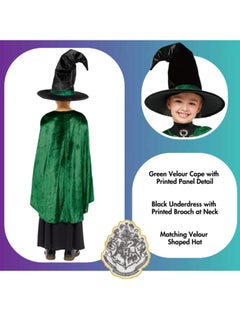 Riethmuller Child Professor McGonagall Costume, Official Harry Potter Kids’ Wizard Robe & Hat for Dress-Up & Magical Roleplay  - Image 3