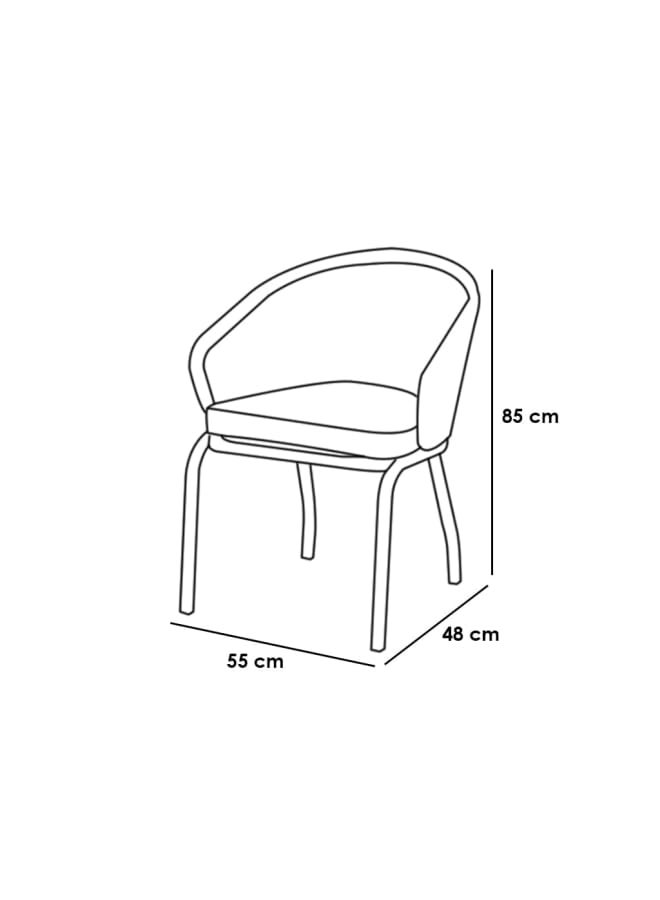 Sampa Rattan Outdoor Set - 3 Pieces - Grey - MAM208 - Image 3