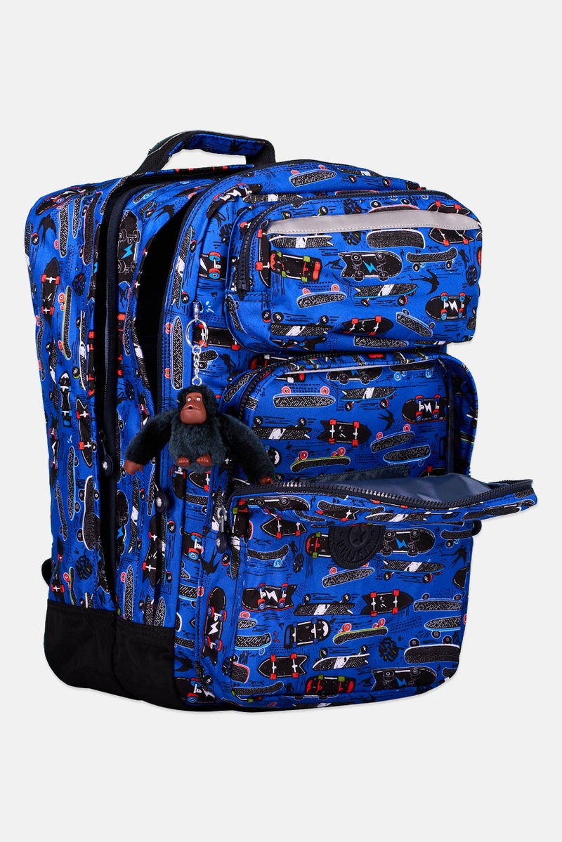 kipling Men Allover Printed Backpack, Multicolor  - Image 3