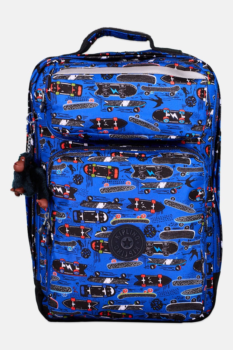kipling Men Allover Printed Backpack, Multicolor  - Image 1