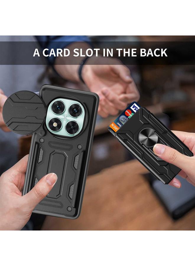 اس-توب جراب لهاتف Redmi Note 14 Pro 5G Sliding Camshield TPU+PC جراب هاتف مع فتحة بطاقة - Image 5